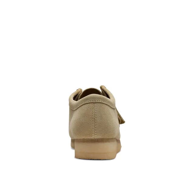 【Clarks】男鞋 ORIGINALs-Wallabee 真皮袋鼠鞋 休閒鞋(楓木色)(CLM55515R)