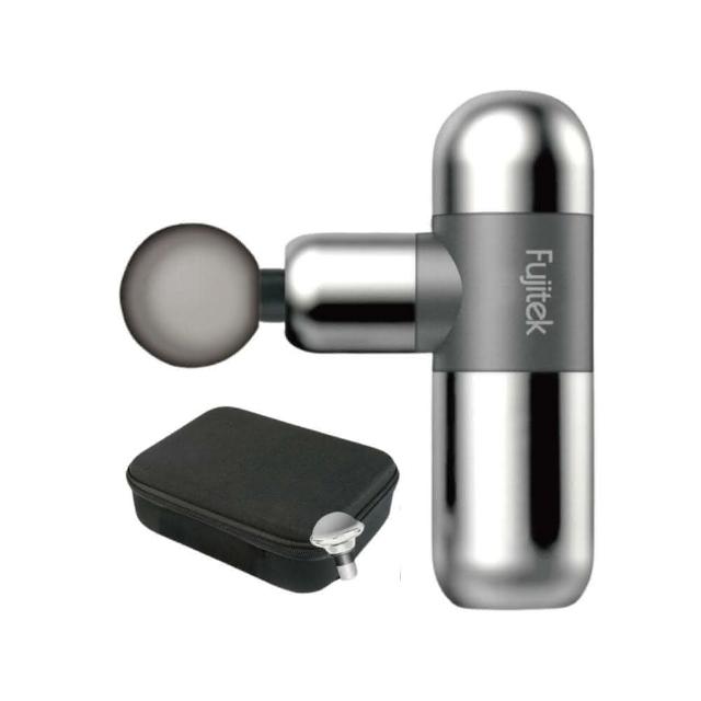 【Fujitek 富士電通】膠囊極速震動筋膜槍按摩槍 FTM-G026(8種按摩頭 加贈專屬收納包)