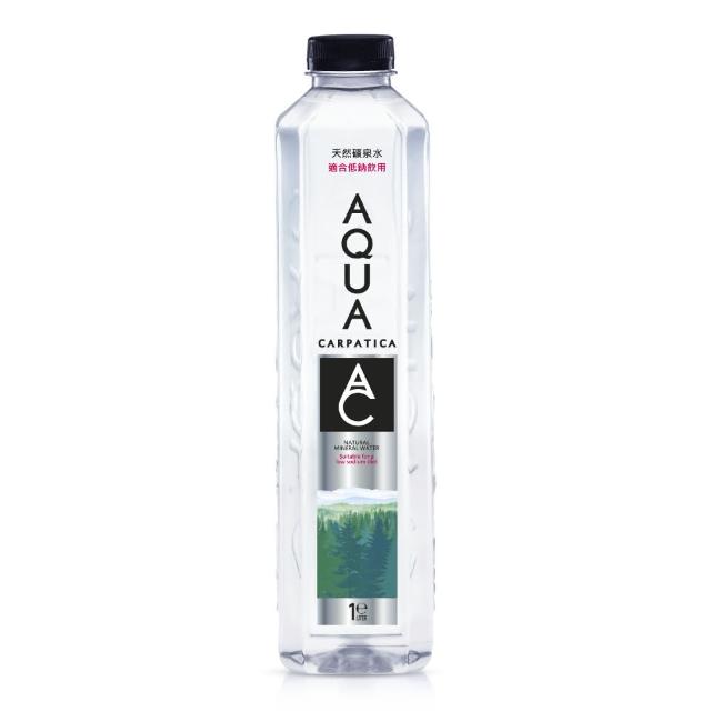 【AQUA Carpatica 喀爾巴阡】天然礦泉水PET瓶1000mlx12入/箱(共12入/官方直營/羅馬尼亞原裝進口)