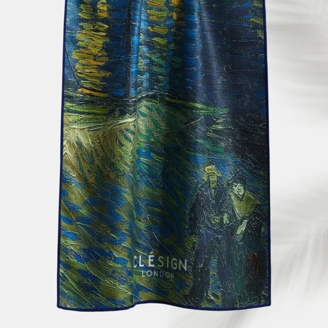 【Clesign】SlipLock Mat Towel 梵谷聯名款止滑鋪巾(天然橡膠止滑粒)