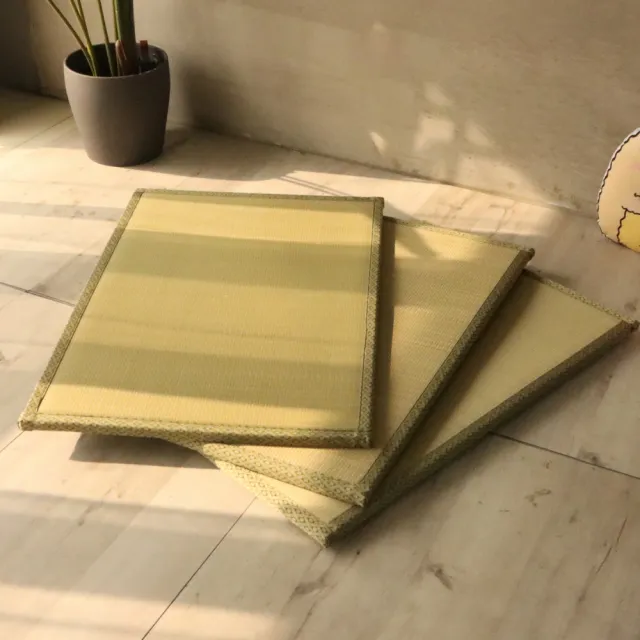 【小老闆寢具】3入 藺草涼蓆榻榻米(竹蓆 塌塌米 草蓆 涼蓆 遊戲墊 地墊 露營床墊 榻榻米床)
