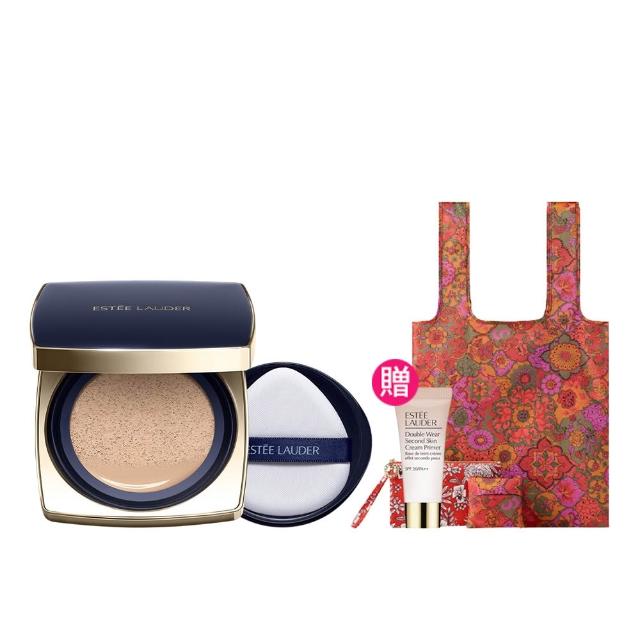 【Estee Lauder 雅詩蘭黛】粉持久完美鎖妝氣墊粉餅SPF45(一盒兩蕊/IU同款/防曬/新年送禮)