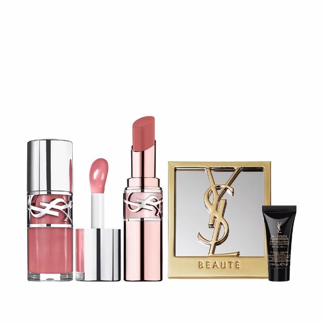 【YSL】官方直營 情挑誘光嫩美唇2入組(情挑誘光嫩唇凍+情挑誘光潤唇膏/任選一款/新品上市)