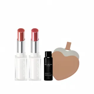 【Shu uemura 植村秀】官方直營 無色限水潤唇膏雙入組(Shu uemura/撫紋小白管