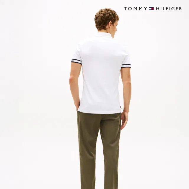 【TOMMY HILFIGER】官方旗艦館Monotype 袖口修身版型 Polo 衫_裸色