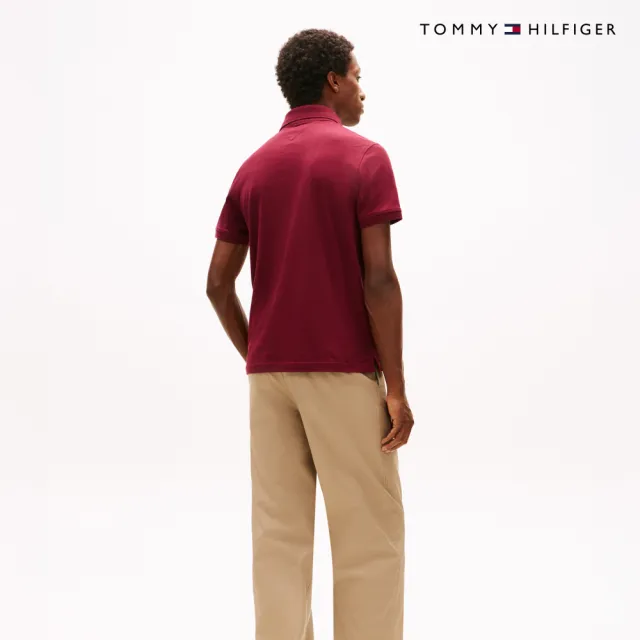 【TOMMY HILFIGER】官方旗艦館TH標準版型 Polo 衫_紅色
