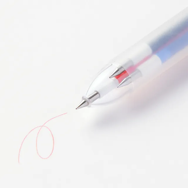 【MUJI 無印良品】可擦膠墨筆.3色/黑、紅、藍(0.38/0.5)