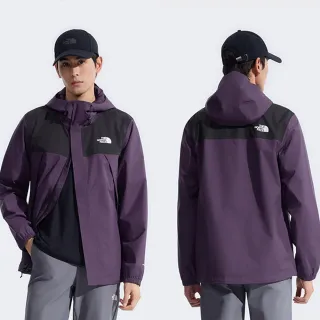 【The North Face 官方旗艦】北面女款紫色DRYVENT防水衝鋒衣｜8DX87IT(外套)