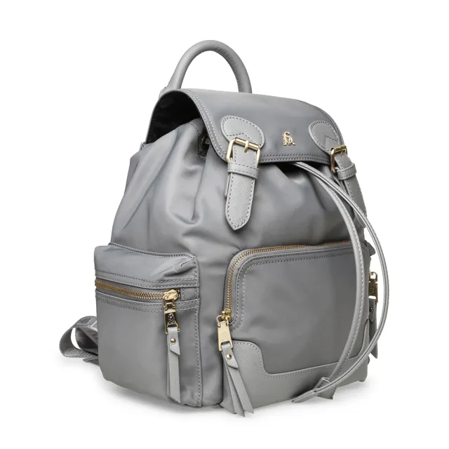 【steve madden】軍旅素面大容量後背包 BPACK(灰色)