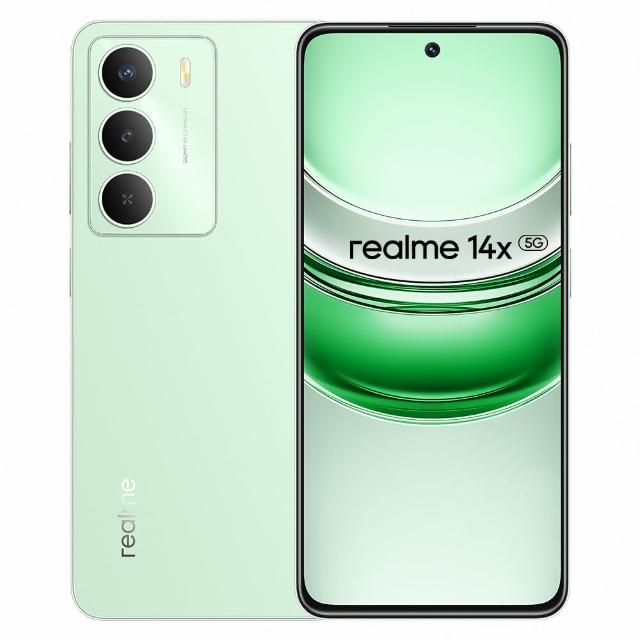 【realme】14x 6.67吋 幻晶綠(6G/128G/聯發科天璣 6300/5000萬鏡頭畫素)