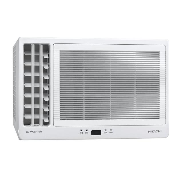  日立 HITACHI RA-28QR 窗型變頻冷氣，專為3-5坪空間設計，CSPF第一級能源效率，年耗電僅644度，消耗電力742W，提供舒適2.8KW冷房能力。臺灣製造，尺寸寬600×高400×深775mm，安裝尺寸620×410mm，左吹出風口，冷媒R32環保，室內供電220V。全機7年保固、壓縮機10年保固，重量47KG，BSMI許可R41010。高效變頻技術，快速製冷，適合小坪數居家使用，省電耐用首選！ 