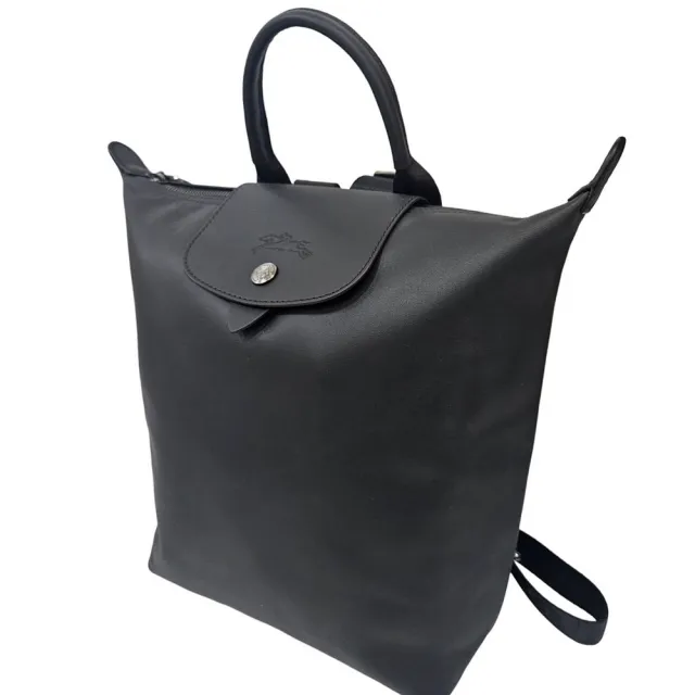 【LONGCHAMP】LE PLIAGE XTRA系列牛皮後背包