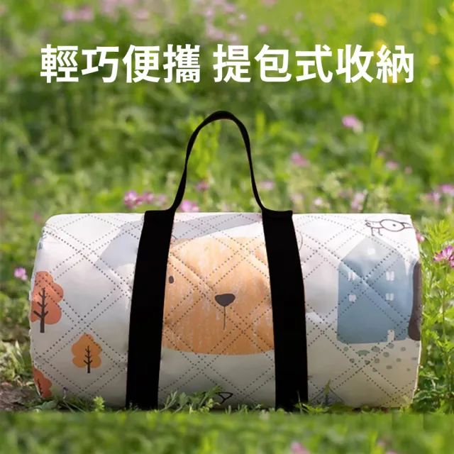 【SUNORO】100x150cm牛津布防水野餐墊 戶外輕便耐磨露營墊 沙灘郊遊地墊野餐墊 防髒防潮墊