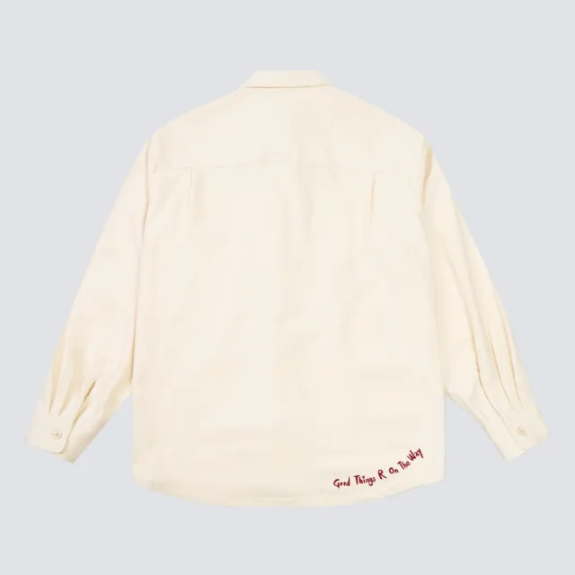 【VANS】官方旗艦 Vans x Bolin CNY 馬年藝術家聯名系列 米白色襯衫外套