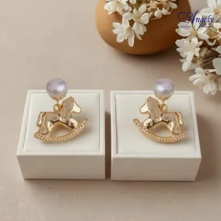 【Angely】童趣木馬細緻耳環