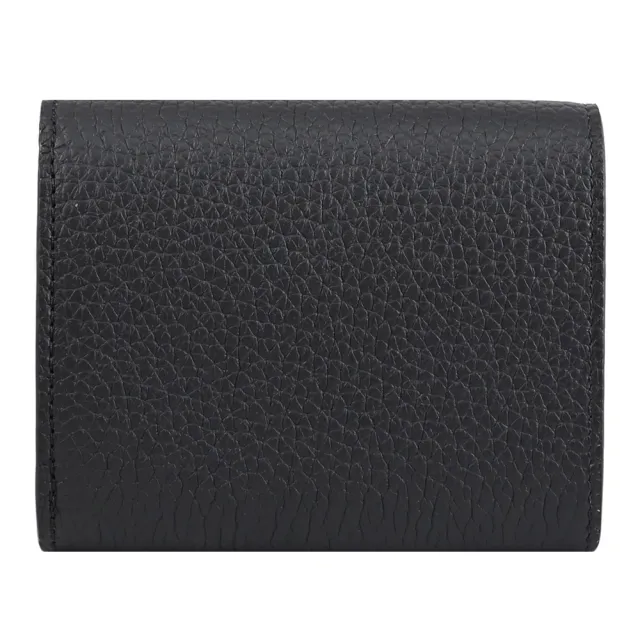 【Louis Vuitton 路易威登】LV M12149 Capucines Tiny 金屬LOGO牛皮扣式零錢短夾(現貨)