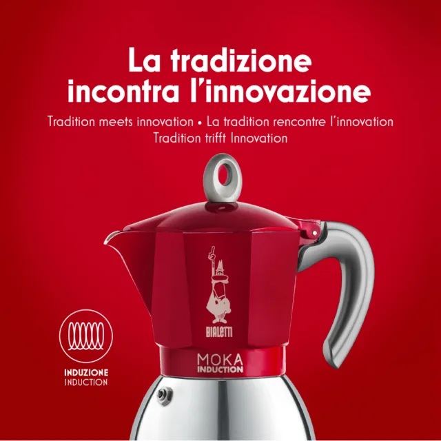 【Bialetti 比亞樂堤】電火摩卡壺不鏽鋼4杯份-公司貨(電磁爐適用/咖啡機/原廠保固2年)