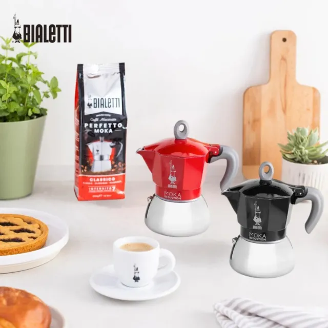 【Bialetti 比亞樂堤】電火摩卡壺不鏽鋼4杯份-公司貨(電磁爐適用/咖啡機/原廠保固2年)
