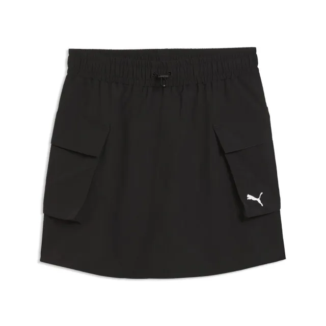 【PUMA】流行系列ESS工裝短裙 女性 63458401 黑色