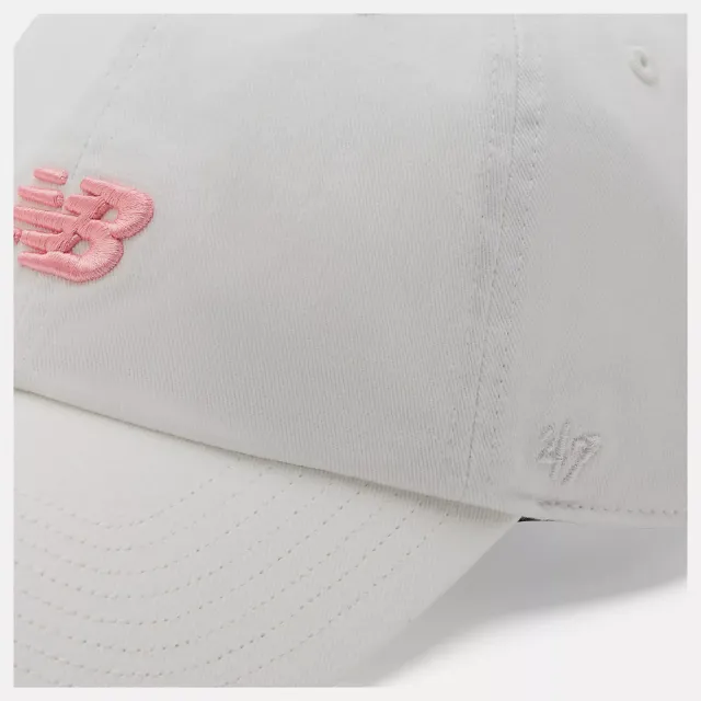 【NEW BALANCE】NB Hat 休閒帽 老帽 鴨舌帽 棒球帽 男 女 米白色 (LAH00151AA6-F)
