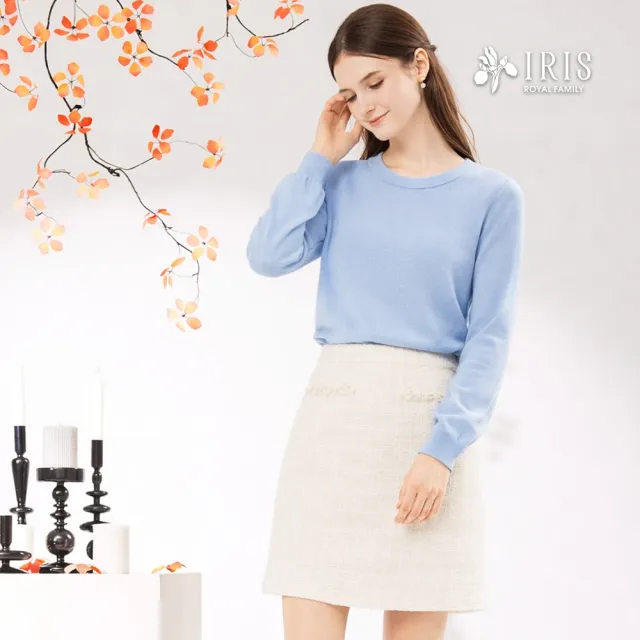 【IRIS 艾莉詩】都會素色百搭毛衣-6色-56852