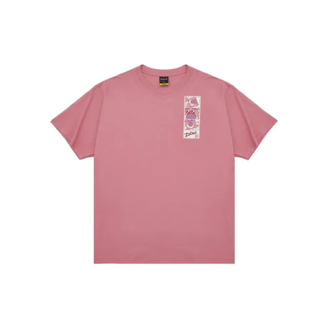 【CACO】MIT 熊抱哥拍貼造型印花短T(L1DI506)