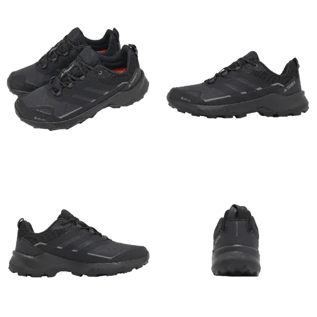【adidas 愛迪達】戶外鞋 Terrex Skychaser AX5 GTX 男鞋 黑 防水 機能 越野 JQ2210