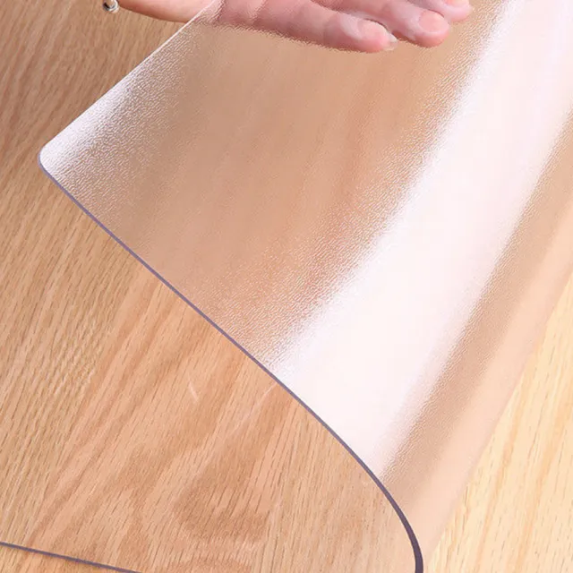 【巴芙洛】加厚款 超透明pvc軟玻璃60*120cm厚1.5mm環保桌墊(桌巾/桌布/餐桌墊/書桌墊/桌墊/學生桌墊)