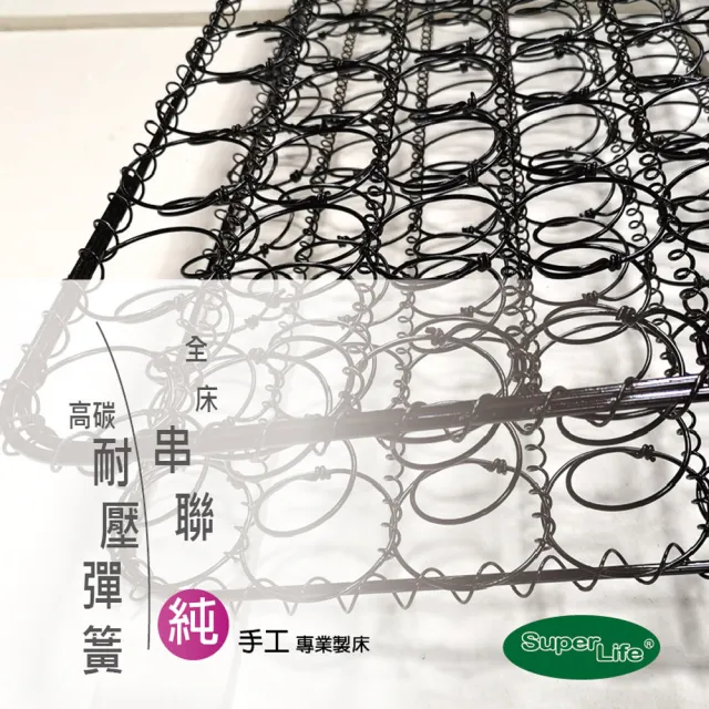 【Super Life】硬Q手工彈簧床墊OH so good系列｜客製80X160X12cm(客製床墊｜特殊規格)