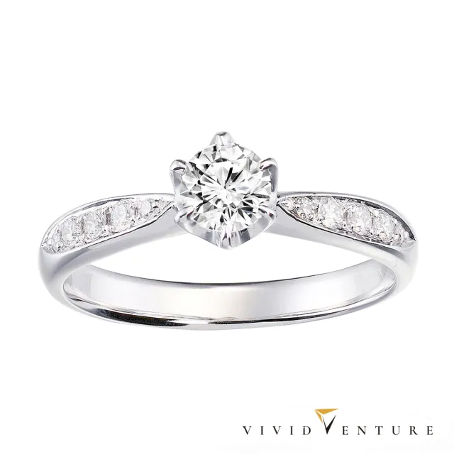 【Vividventure 亞帝芬奇】鉑金 天然鑽石 GIA 30分 DVS2 戒指+24分真鑽男戒 愛延續 情侶 對戒 結婚 求婚