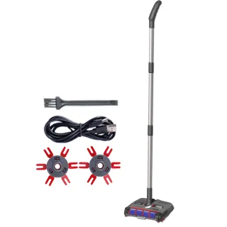 德京黑旋風無線清潔機-防纏繞靜電滾刷