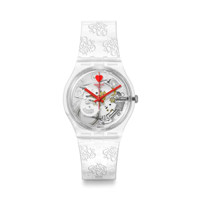 【SWATCH】GIRLS DONT CRY BY VERDY 經典手錶/男錶/女錶/瑞士製造 SO28Z129 (34mm)
