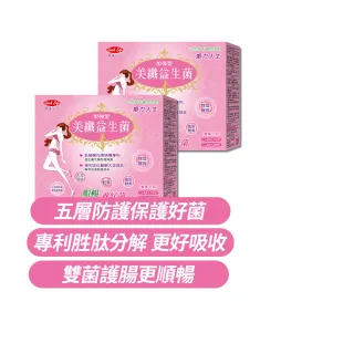【得意人生】草本美纖益生菌_專利加強型 二盒組(共40包 啤酒酵母 鳳梨酵素 木瓜酵素 益生菌)