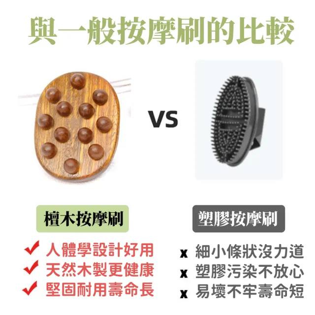 經絡四肢通用檀木按摩刷(刮痧 精油刷 鬆筋 肌肉放鬆 肩頸頭療 木梳 美體刷 筋膜刷 活筋刷)