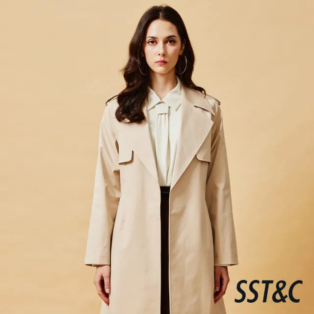 【SST&C】女裝 米色秋風輕盈風衣-825212100011(換季55折)