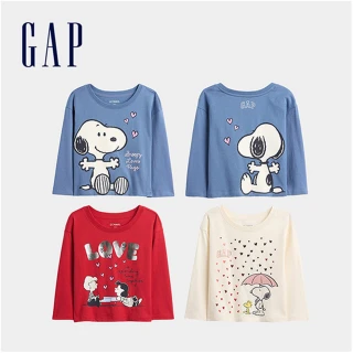 【GAP】女幼童裝 休閒上衣-多色可選(845081)