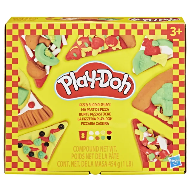 【PLAYDOH 培樂多】黏土系列(創意披薩切片遊戲組)