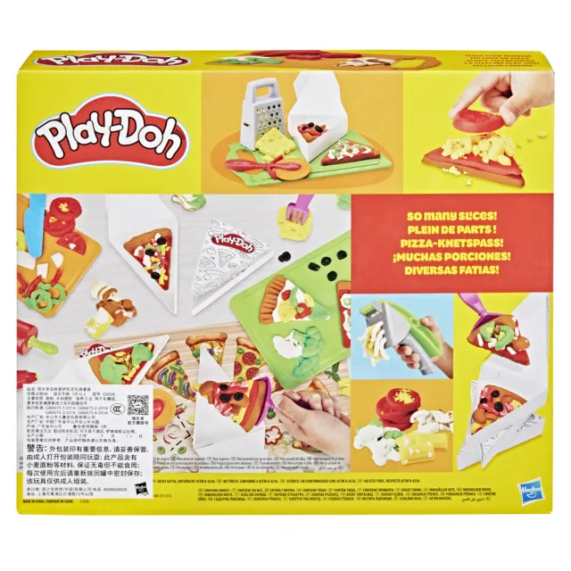 【PLAYDOH 培樂多】黏土系列(創意披薩切片遊戲組)