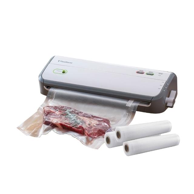 【FoodSaver】真空保鮮機FM2010+真空卷3入(真空機/包裝機/封口機)