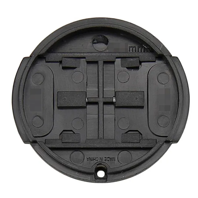 【JJC】無字中捏快扣49mm鏡頭蓋LC-49(B款附孔繩)49mm鏡頭保護蓋lens cap