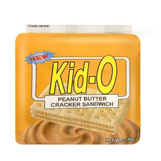 【Kid-o】三明治餅乾-花生風味(17gX8)
