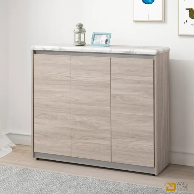 【WAKUHOME 瓦酷家具】法伊恩雲杉木4尺鞋櫃 A005-604