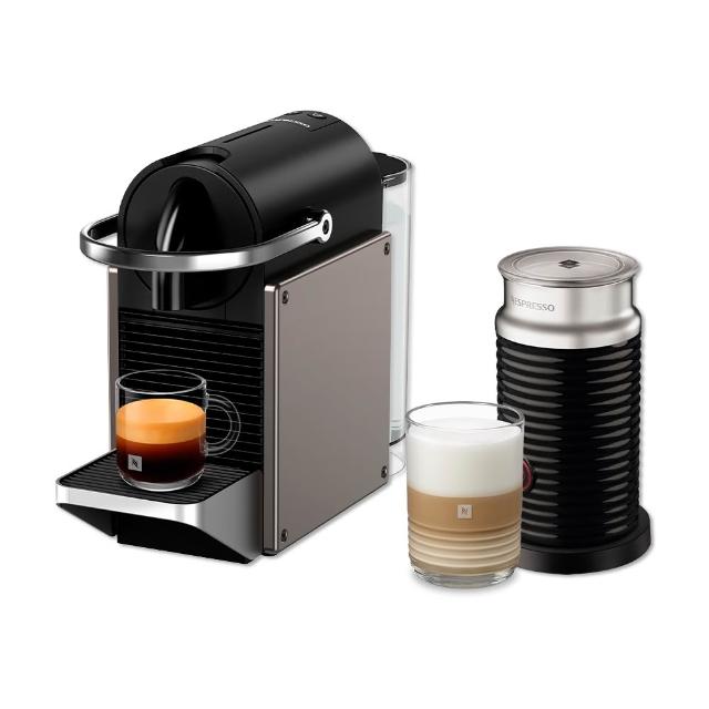 【Nespresso】膠囊咖啡機 Pixie 奶泡機組合_多色任選 送禮 入厝 全自動咖啡機(瑞士頂級咖啡品牌)