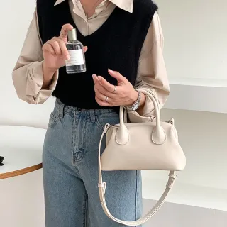 【EMMA SUE】雙11 女韓版百搭 小眾包包 包包女 隨身包 包包 防水包 斜背包女 波士頓包 小包 包包