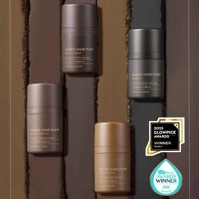 【THE FACE SHOP】官方直營 買1送1 自然遮色氣墊髮粉7g(4色任選)