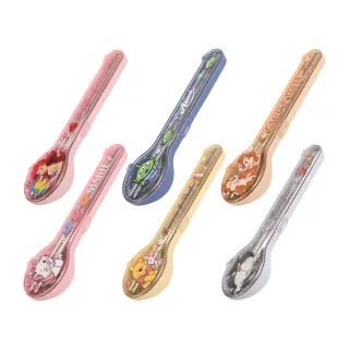 【HOUSUXI 舒希】迪士尼系列-316不鏽鋼餐具三件組-A03(上掀式外盒-款式可選)