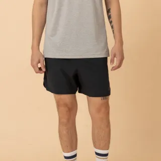 【NEW BALANCE】NB 5吋速乾運動短褲_MB6180TABK_男性_黑色(美版 版型偏大)
