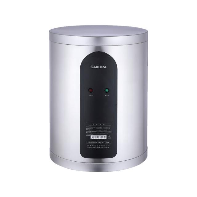 SAKURA 櫻花牌 EH-0651 電熱水器，臺灣原廠製造，6公升熱水容量適合1-2人家庭使用。採用電子式自動點火與機械控溫，設定溫度55~80°C，出廠預設65°C，具高溫斷路器90°C安全保護。能源效率第四級，功率6kW/27A，適用水壓1~3kg，1年保固。尺寸Φ405 x 523 mm，出水口下方，BSMI認證R51085，提供穩定熱水供應，櫻花牌電熱水器首選！