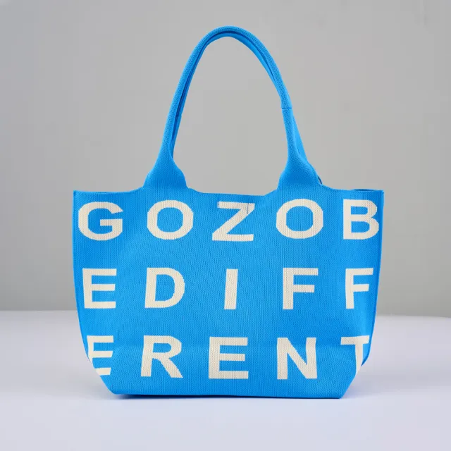 【gozo】英文字母織紋托特包(兩色)