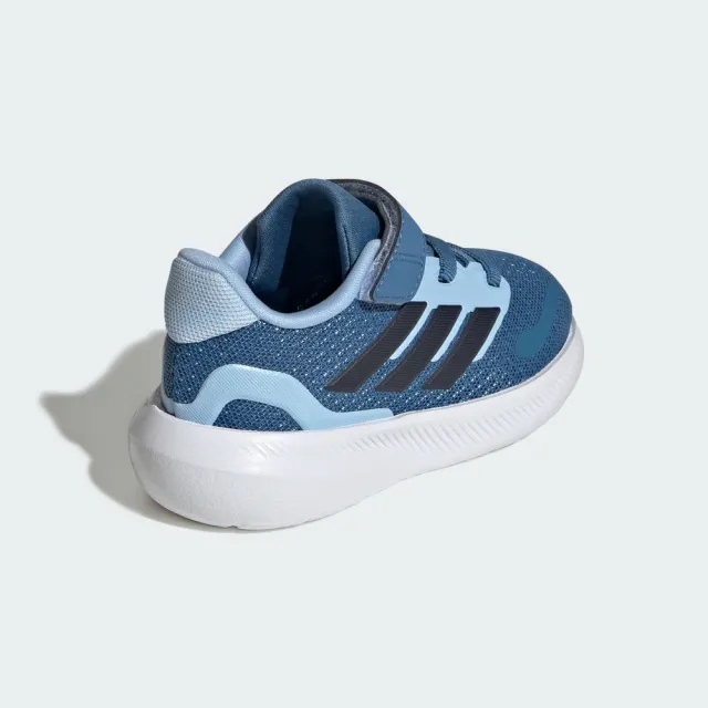 【adidas 愛迪達】運動鞋 童鞋 中童 兒童 魔鬼氈 RUNFALCON 5 EL I 藍 IH6864(C5519)